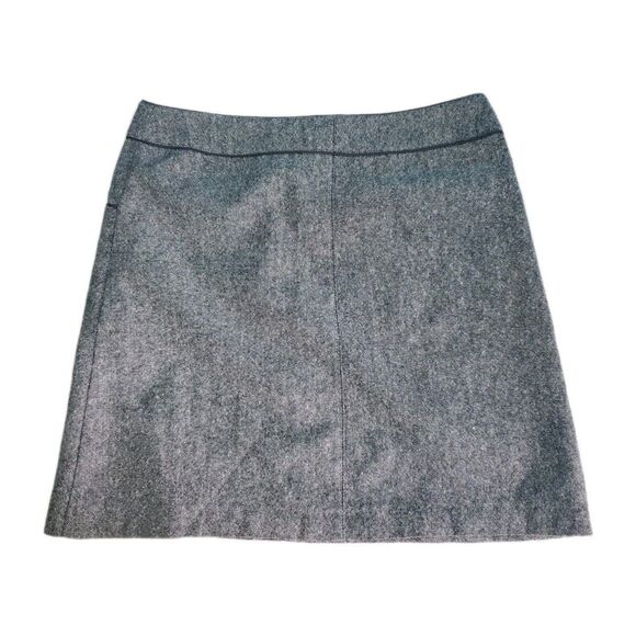 Womens Wool Blend Skirt Sz 14 Above Knee Lined Tweed By H&M Preppy Academia - Picture 2 of 10